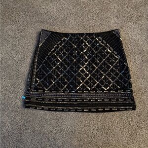 Club Monaco Mini Skirt Black